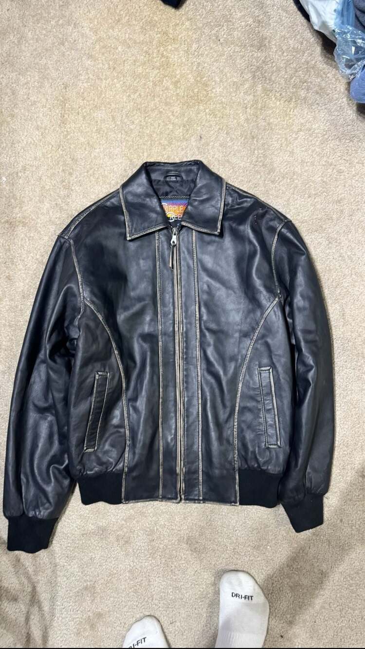 Cripple Creek Vintage 2007 American Horse World Championship Show Leather Jacket